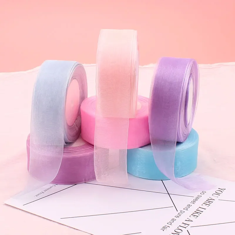 Ribbon Organza Roll - Nastro di organza chiffon da 4