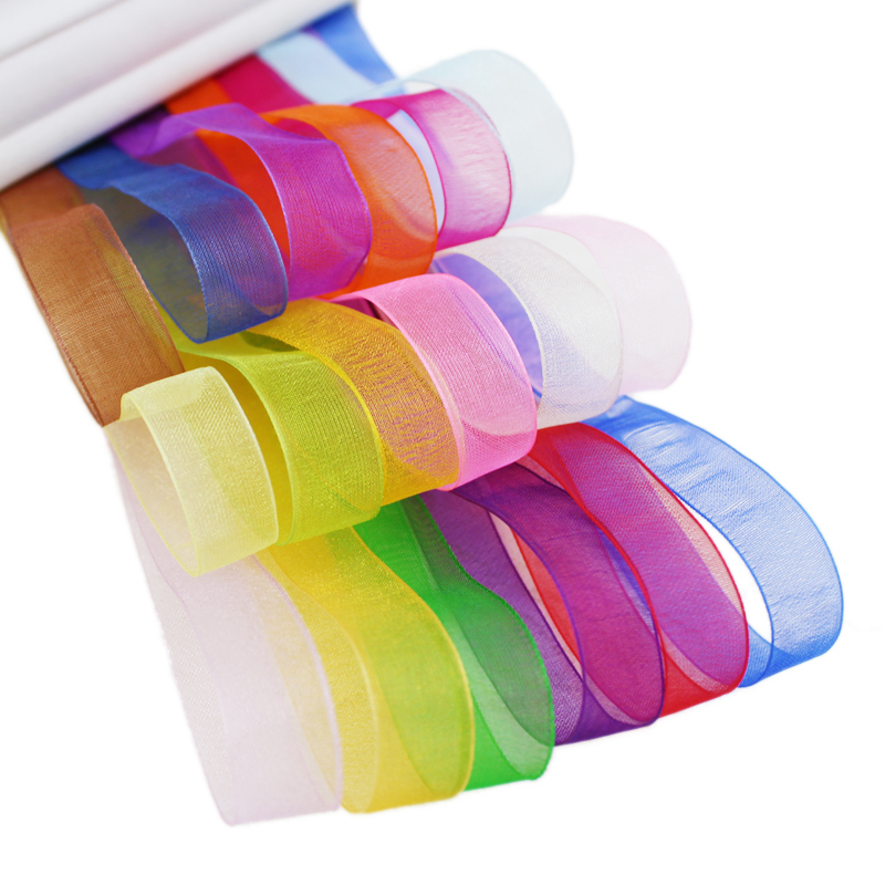 Ribbon Organza Roll - (50 Iarde/Rotolo) Nastri in Organza da