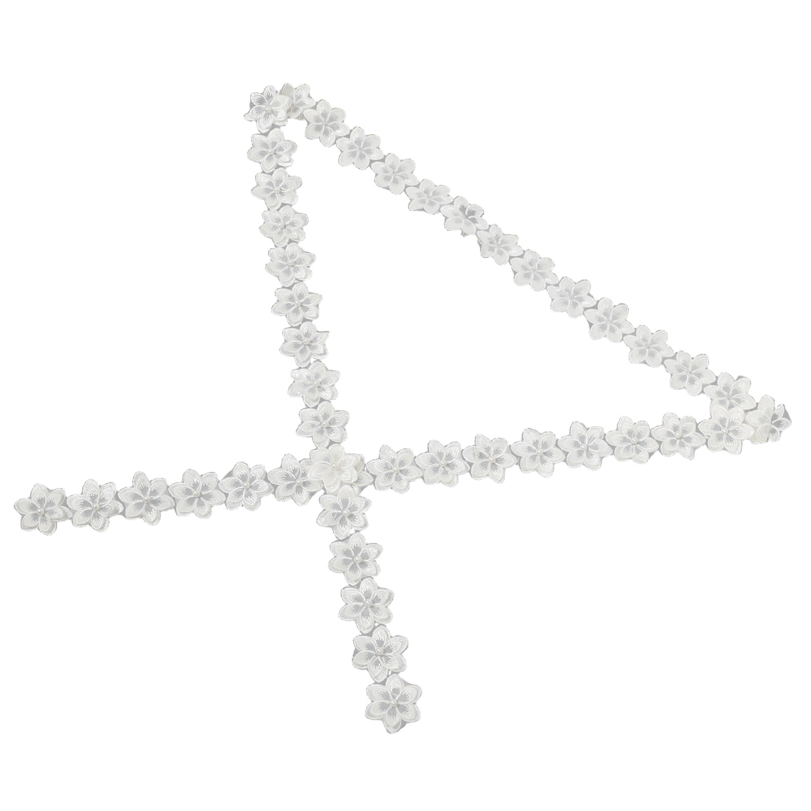 1 Rotolo di Pizzo Ricamato con - Ribbon Organza Roll recensione e prezzo