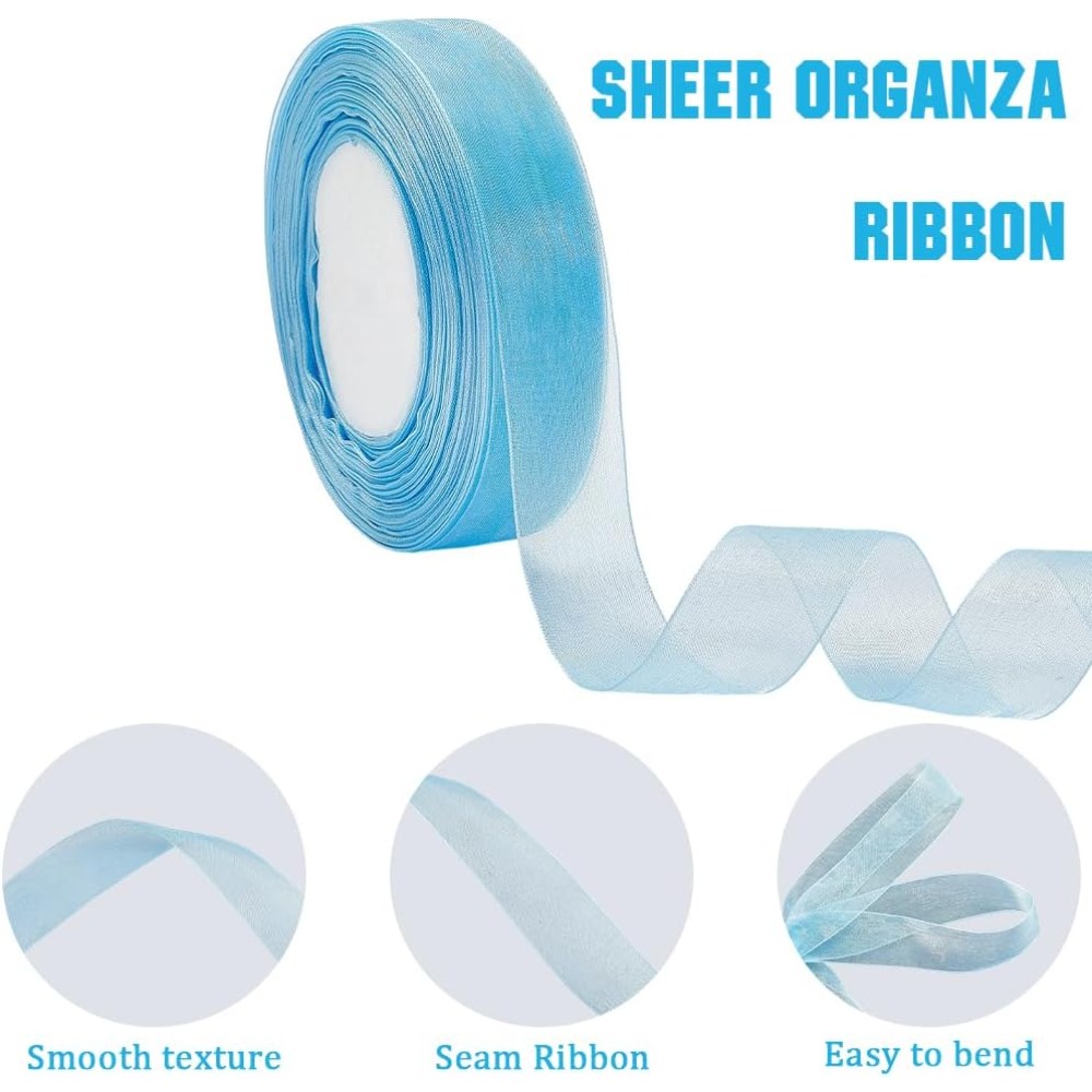 1 rotolo di nastro in organza  - Ribbon Organza Roll recensione e prezzo