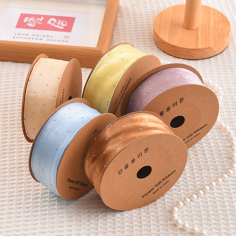 20 yarde rotolo 4CM strass nas - Ribbon Organza Roll recensione e prezzo